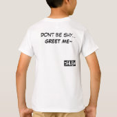 こんにちは! Tシャツ (裏面)