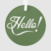 こんにちは – Tree Top オーナメント (裏面)