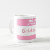 こんにちはBridezillaのマグ コーヒーマグカップ (正面左)