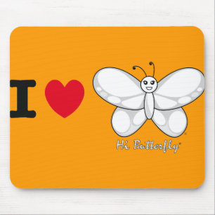 こんにちはButterfly®のマウスパッド マウスパッド