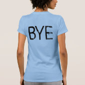 こんにちはBYE Tシャツ (裏面)