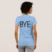 こんにちはBYE Tシャツ (裏面フル)