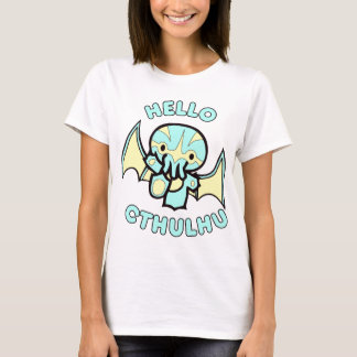 こんにちはCthulhu Tシャツ