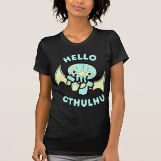 こんにちはCthulhu Tシャツ