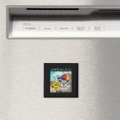 こんにちはHuzz面白いGen+Z+Gen+Alphaスラングミーム マグネット (インサイチュ (食洗機))