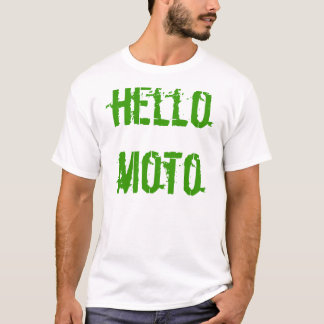 こんにちはmoto tシャツ