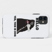 こんにちはYESはこれ犬です Case-Mate iPhoneケース (裏面(横))