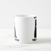 こんにちはYESはこれ犬の電話電話です コーヒーマグカップ (中央)