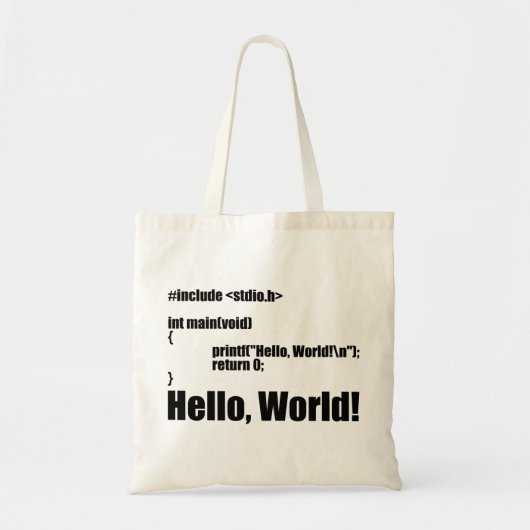 こんにちわ! トートバッグ (正面)