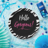 「こんにちわ！」 パーティープレート ペーパープレート (パーティー)