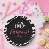 「こんにちわ！」 パーティープレート ペーパープレート (パーティー)