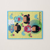 こんにち日本のわ人形児童パズル ジグソーパズル (横)