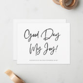 こんばんはフラットノテカード ノートカード (正面/裏面インサイチュ)