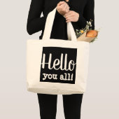 こんばんは ラージトートバッグ (正面(商品))