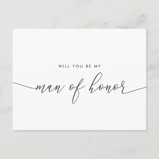 こエレガントの素朴レースは僕の名誉の男だ インビテーションポストカード (正面)