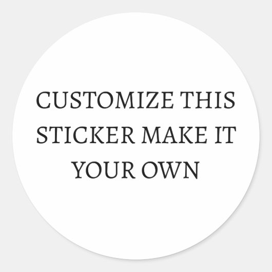 こカスタマイズのシールは自分のものにする ラウンドシール (正面)