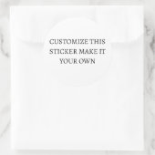 こカスタマイズのシールは自分のものにする ラウンドシール (バッグ)