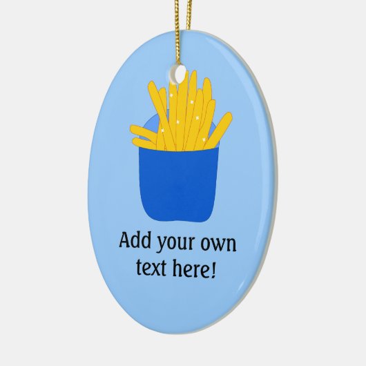 こカスタマイズのフフランスのリーのグラフィック セラミックオーナメント (左)