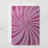 こカスタマイズのレトロ日が差すこと結婚 招待状 (裏面)