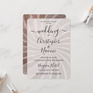 こカスタマイズのレトロ日が差すこと結婚 招待状