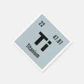 こカスタマイズの化学元素 スタンダードカクテルナプキン (角)