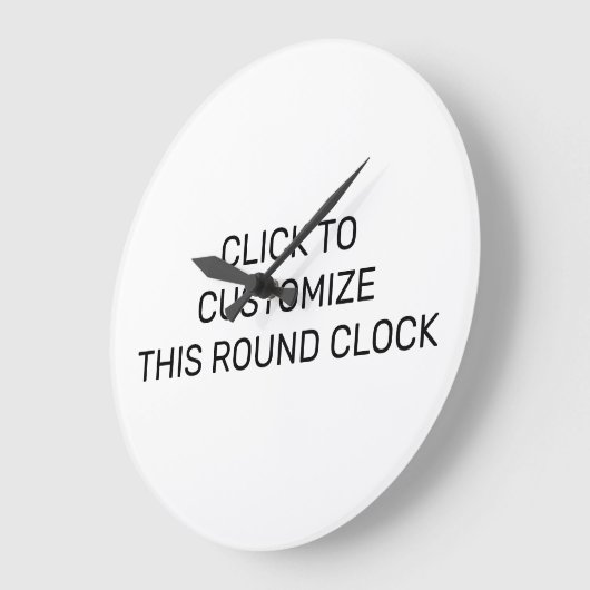 こカスタマイズの時計 ラージ壁時計 (傾斜)