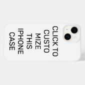 こカスタマイズのIPHONEケース Case-Mate iPhoneケース (裏面 (横))