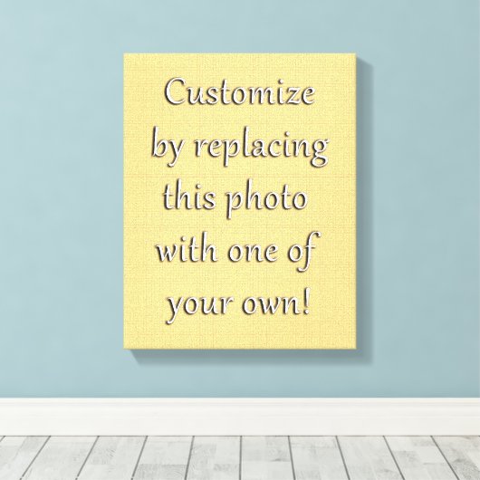 こカスタマイズれ！アートまたは写真の追加 キャンバスプリント (インサイチュ (ウッドフロア))