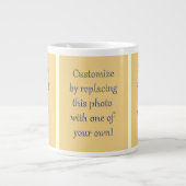 こカスタマイズれ!アートまたは写真の追加 ジャンボコーヒーマグカップ (正面)