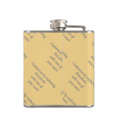 こカスタマイズれ！アートまたは写真の追加 フラスク (裏面)