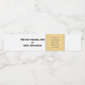 こカスタマイズれ！アートまたは写真の追加 ペットボトルラベル (シングルラベル)