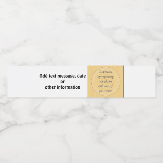 こカスタマイズれ！アートまたは写真の追加 ペットボトルラベル (シングルラベル)