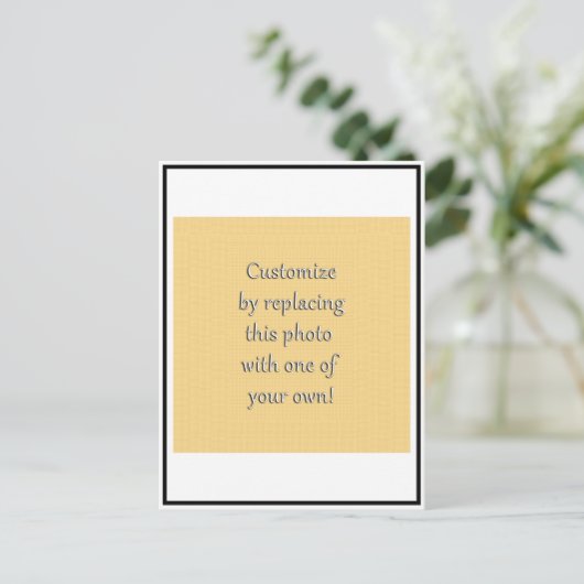 こカスタマイズれ!アートまたは写真の追加 ポストカード (スタンド正面)