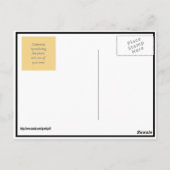 こカスタマイズれ!アートまたは写真の追加 ポストカード (裏面)