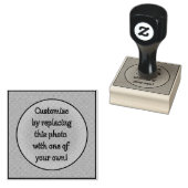 こカスタマイズれ！アートまたは写真の追加 ラバースタンプ (押印)