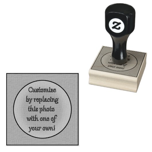 こカスタマイズれ！アートまたは写真の追加 ラバースタンプ (押印)