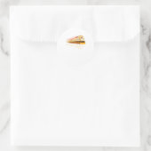 こカッコいいれぞ鉄道の転がおもしろい踏法 ラウンドシール (バッグ)