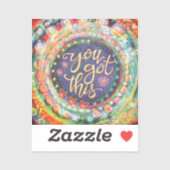 こカラフルの得インスピリシブホかわいらし シール (シート)