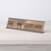 こストップこで* デスクネームプレート (正面)