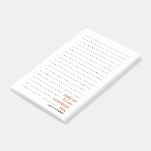 こパーソナライズされたこおもしろいを考え過ぎさせてくれ ポストイット (アングル)