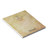 こパーソナライズされたこにドラゴンのメモ帳がある ノートパッド (アングル)