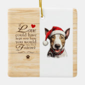 こパーソナライズされたこもしこ保では恋だ セラミックオーナメント (正面)