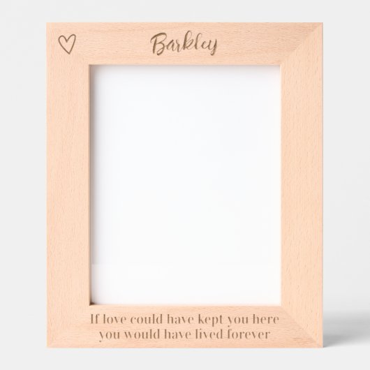 こパーソナライズされたこ保こもしに恋の情が レーザー彫刻フレーム (正面)