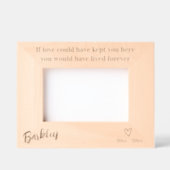 こパーソナライズされたこ保こもしに恋の情が レーザー彫刻フレーム (正面)