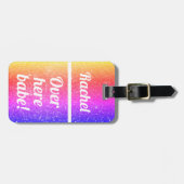 こパーソナライズされたこ |荷物おもしろいタグ ラゲッジタグ (正面横)