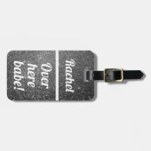 こパーソナライズされたこ |荷物おもしろいタグ ラゲッジタグ (正面横)