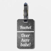 こパーソナライズされたこ |荷物おもしろいタグ ラゲッジタグ (裏面縦)