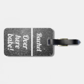 こパーソナライズされたこ |荷物おもしろいタグ ラゲッジタグ (裏面横)