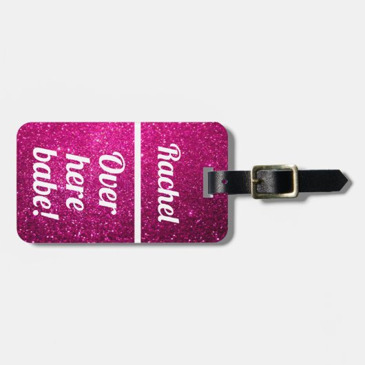 こパーソナライズされたこ |荷物おもしろいタグ ラゲッジタグ (正面横)
