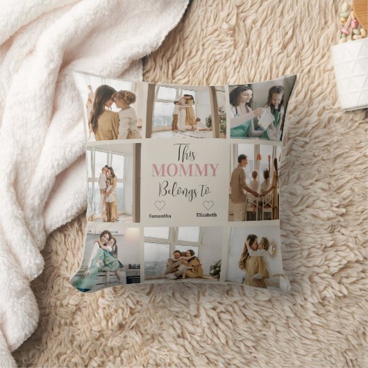 「こパーソナライズされたのママが飼っている」写真 | クッション (ブランケット)